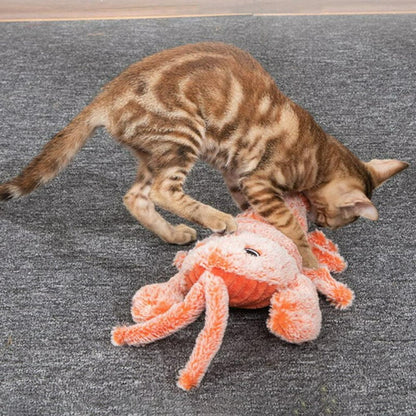 Electric Lobster Simulation Moving Cat Toy