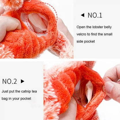 Electric Lobster Simulation Moving Cat Toy